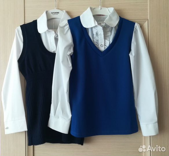 Новые блузки для школы на рост 128-134 см