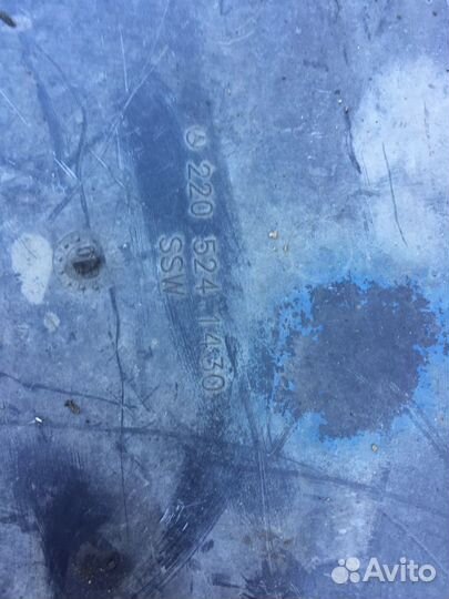 Защита двигателя на мерседес W220/W215