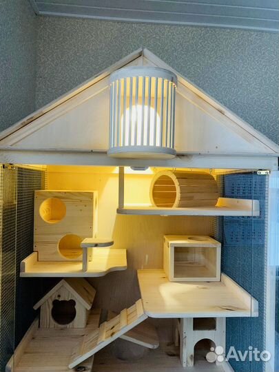 Клетка-витрина для грызунов