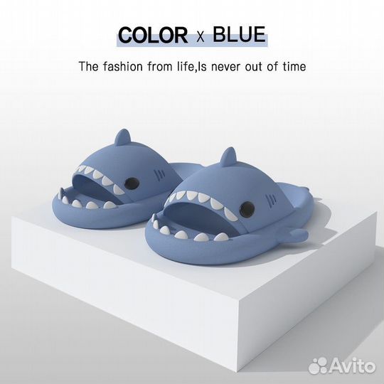 Тапочки Акула chikoku Shark Slippers