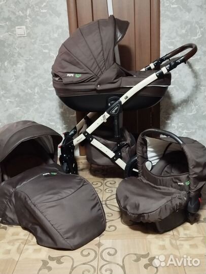 Коляска 3 в 1 Pepe Eco Plus