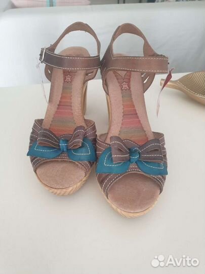Сандалии кожаные новые, 37