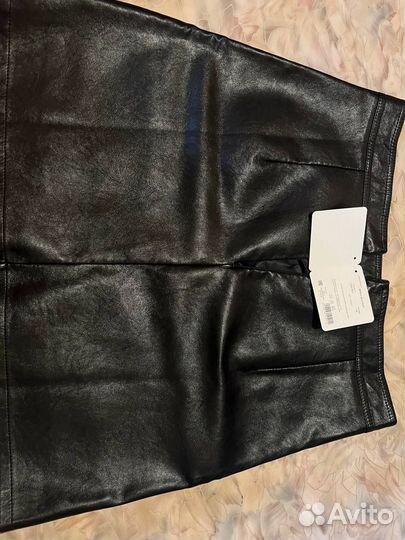 Кожаная юбка