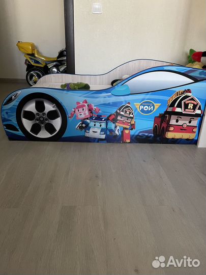 Кровать-машина с матрасом