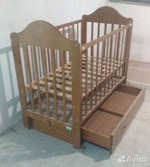 Детская кровать с матрасом бу