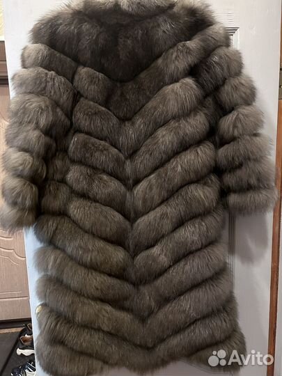 Шуба из песца