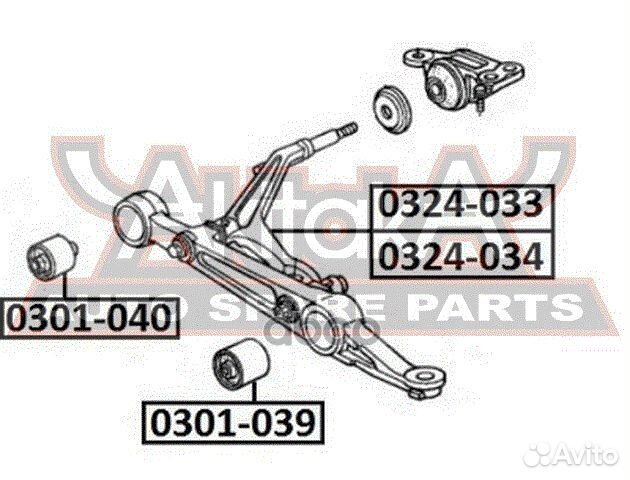 Рычаг передний нижний правый honda : civic 1992