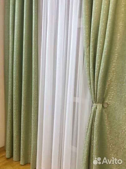 Шторы новые блэкаут лен
