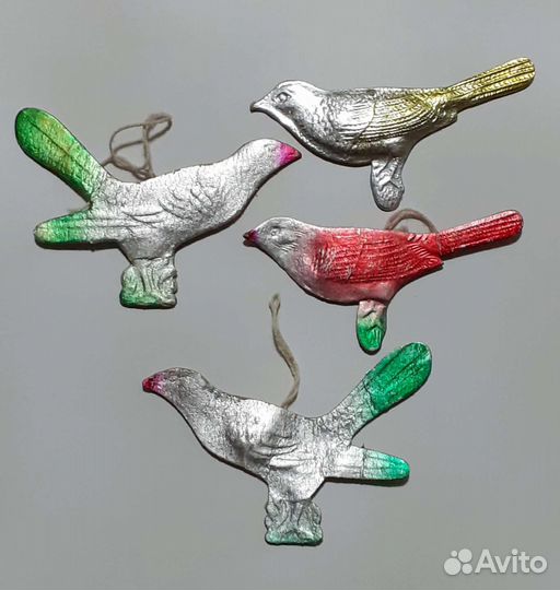 Елочные игрушки СССР картонаж