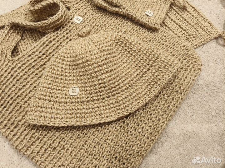 Банные аксессуары джут