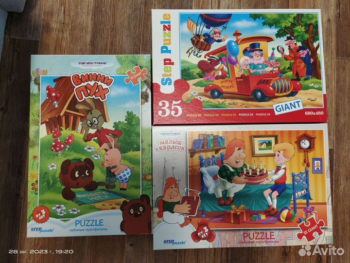 Пазлы для малышей от 3 лет Step Puzzle