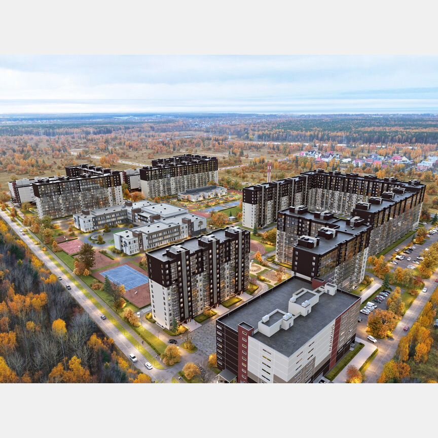 1-к. квартира, 48,6 м², 7/12 эт.