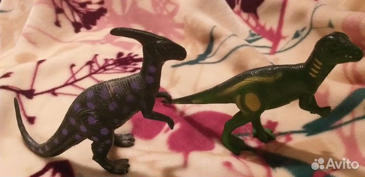 Динозавры игрушки 13шт,из 90х,один большой 24см