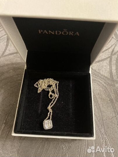 Pandora колье серебряное