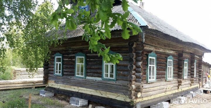 Подъем и замена венцов, ремонт фундамента