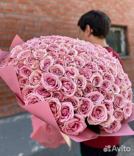 101 роза. Букет из 101 розы с доставкой
