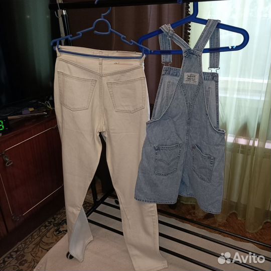 Джинсы Calvin Кlein. Джинсовый комбинезон. Брюки