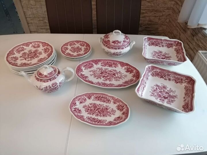 Посуда Fasan красный. Villeroy&Boch. германия