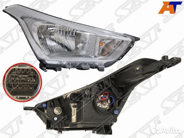 Фара hyundai creta