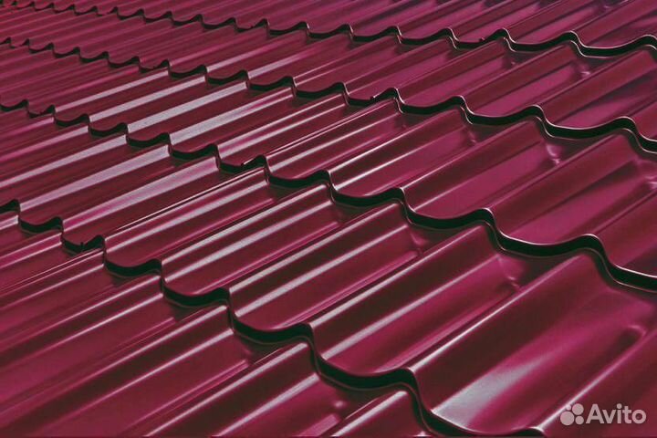 Металлочерепица. Металлопрокат RAL 4004