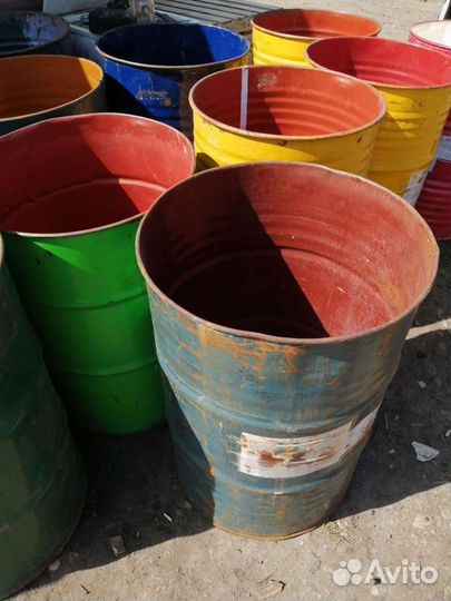 Бочка металлическая бу 200л