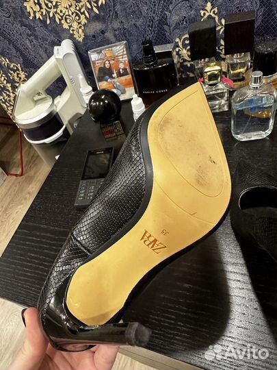 Туфли лодочки черные