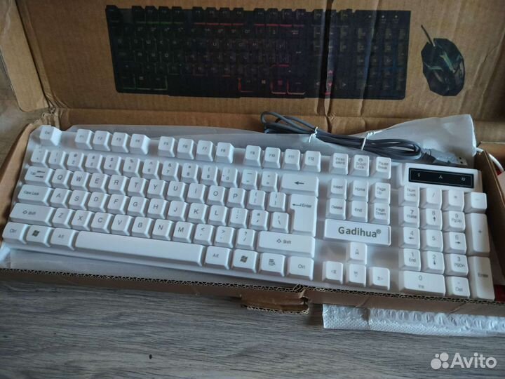 Комплект игровой мыши и клавиатуры для пк