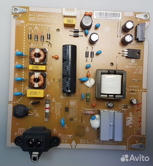 Телевизор LG 43LM5500PLA в разборе