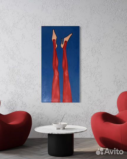 Картина абстракция интерьерная