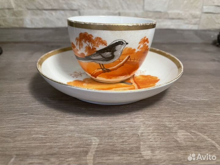 Чайная пара нач 19 в, Minton Stoke on Trent Англия