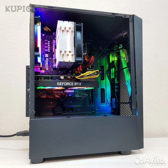 Игровой PC с RTX 3050 8Gb на Ryzen 5, 16Gb, SSD