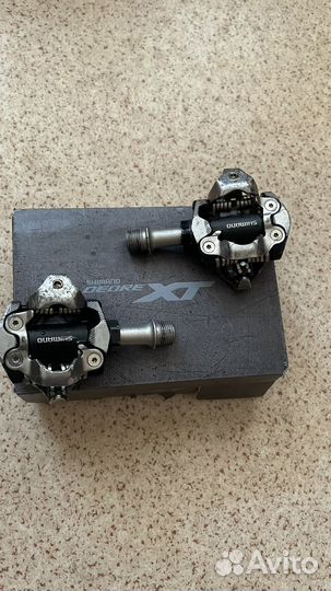 Контактные педали мтб shimano deore XT