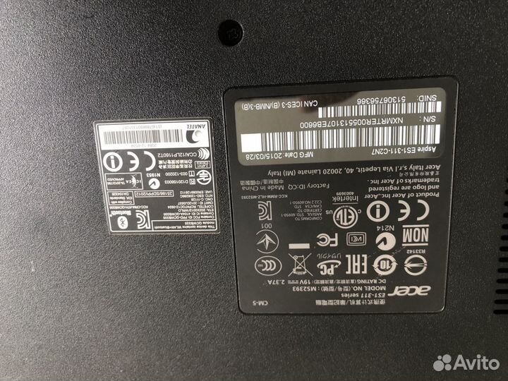 Ноутбук acer aspire 13.3