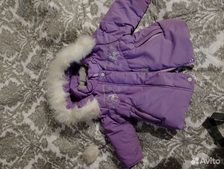 Зимний костюм для девочки