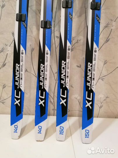 Лыжи подростковые с насечками