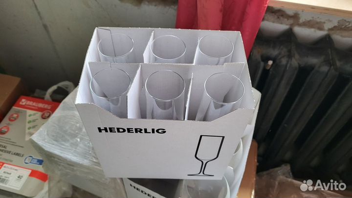 Бокалы для шампанского IKEA hederlig
