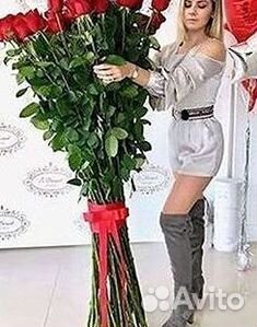 Высокие розы Гигантские розы Доставка цветов