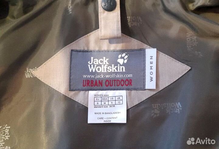 Женский тренч плащ Jack Wolfskin