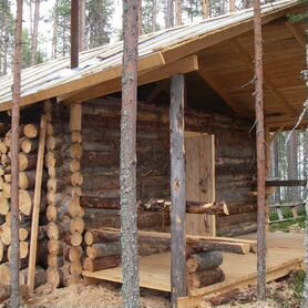 Рыбалка и отдых. Изба с баней на озере Топозеро