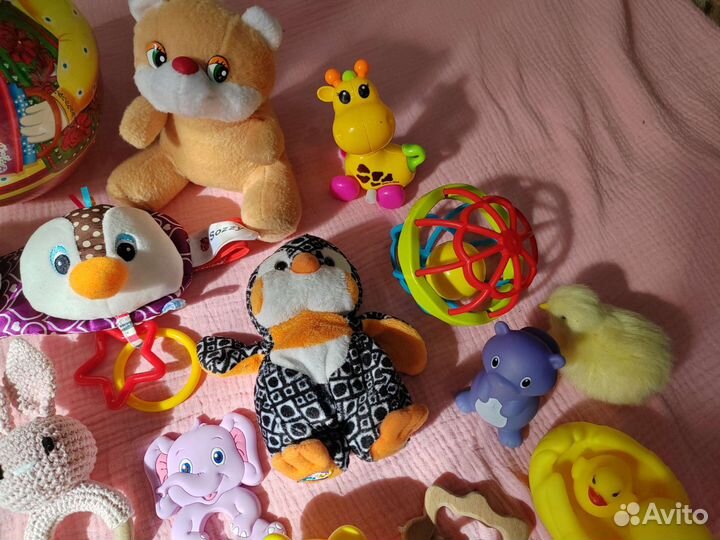 Игрушки, погремушки, грызунки пакетом