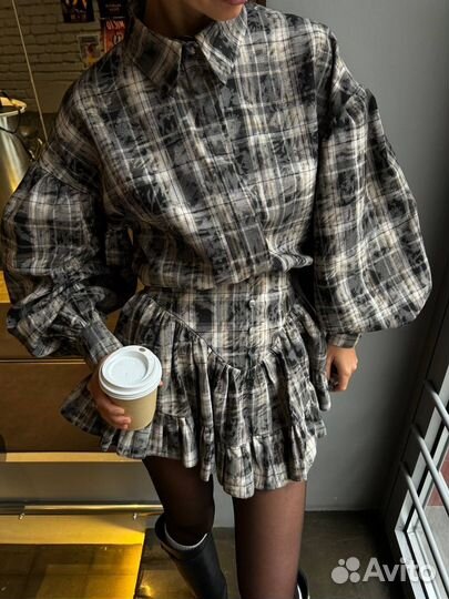 Костюм двойка женский с юбкой