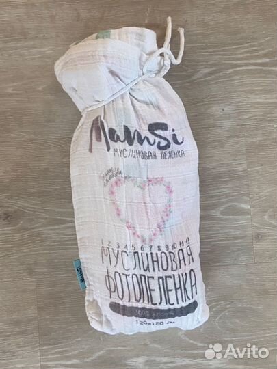 Муслиновая фотопеленка Mamsi 120 x 120 фотозона