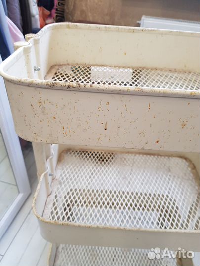 Тележка бежевая IKEA