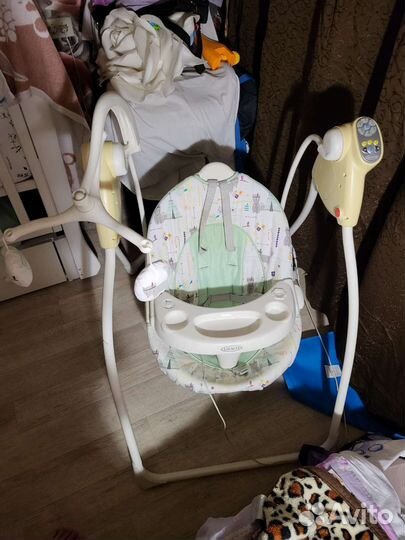 Детские электронные качели graco