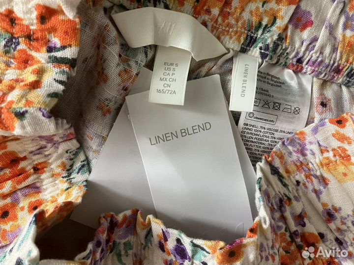 Шорты и рубашка льняные H&M