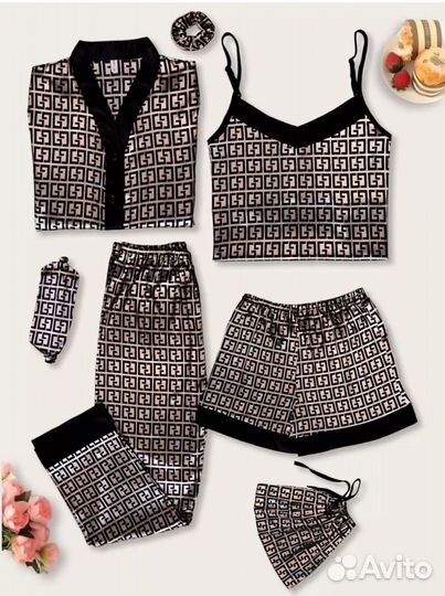 Пижама новая женская 7в1 (44-46 р)