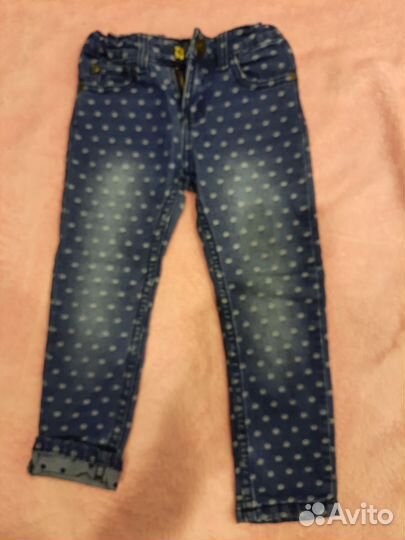 Джинсы для девочки 104 Crockid