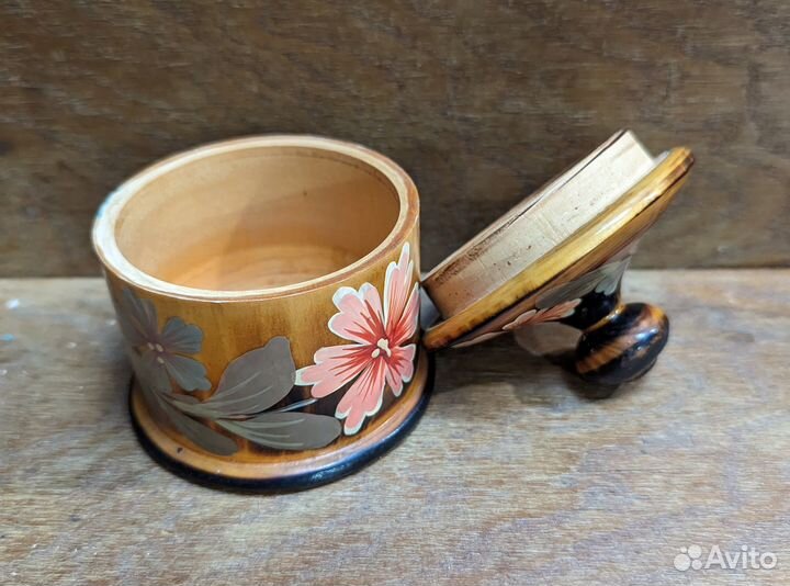 Сахарница расписная, шкатулка, поставок