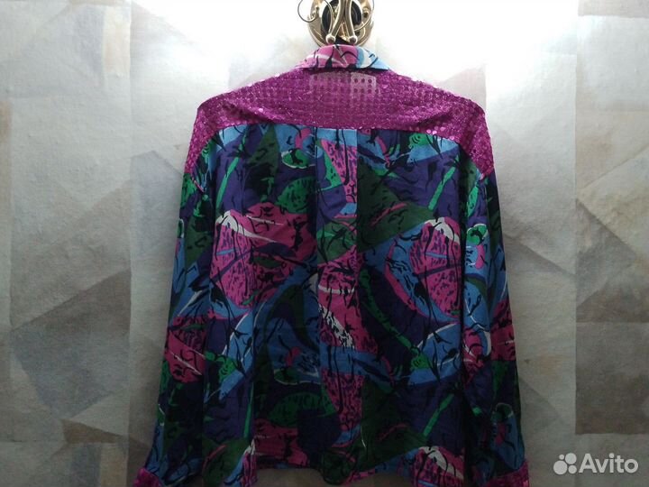 Винтажная одежда 90х женская рубашка