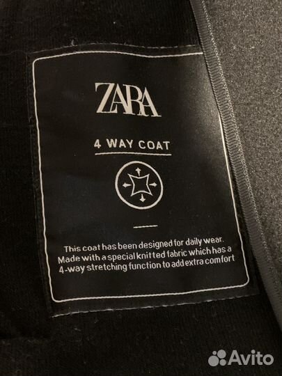 Пальто мужское zara